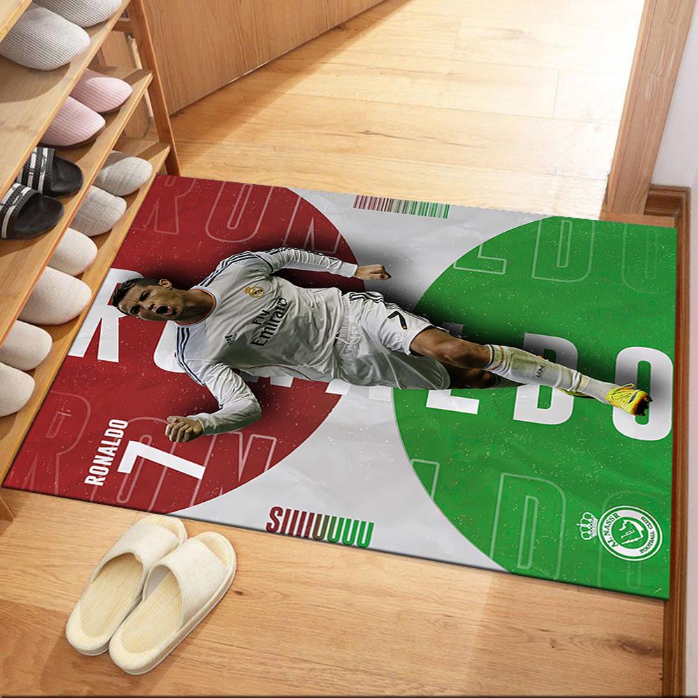 Cristiano Ronaldo Carpet Suitable For Hallway Playrooms Study Room Foyer Antislip Carpet Decorate Offices Gift For Festivals