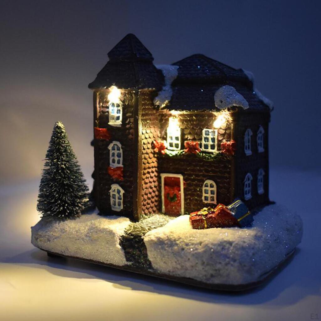 Room LED Snow Desktop Fairy Garden Snowy Decoration Collection