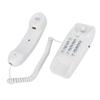 Wandmontage-Festnetztelefonverlängerung ohne Anrufer-ID-Heimtelefon für Hotelfamilien(Weiß)