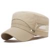 Summer Unisex Letter Embroidered Mesh Cap With Sun Protection For Outdoor Activities
