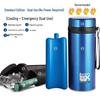 Portable Insulin Cooler Box, Mini Fridge for Medicine and Beverages, Outdoor Car Cooler Cup