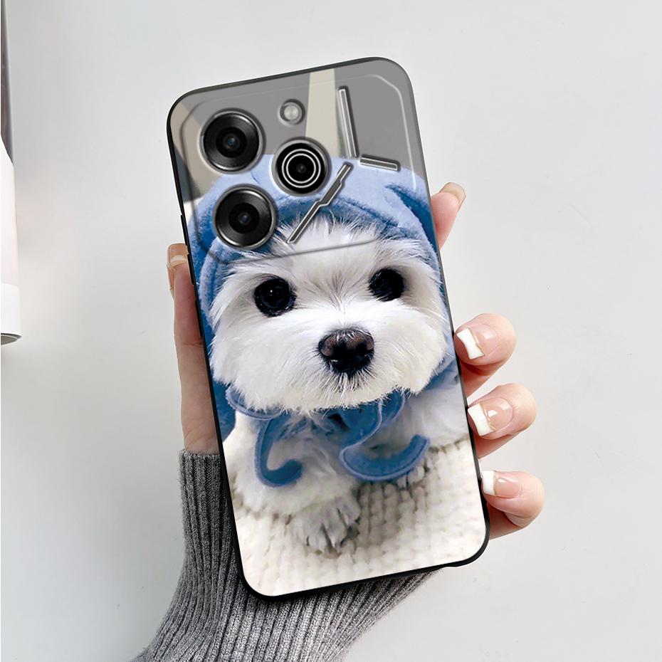 phone Case For Tecno Pova 6 Pro 5G Soft Silicone Back Cover For Tecno Pova 6 5G Case Cute Cartoon Protection Phone Cover Coque