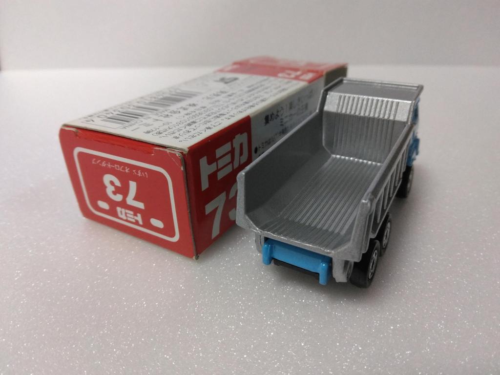 Tomica No. 73 (164 scale) Isuzu Off-road Dump Truck, Blue, Made in China