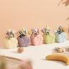 Creative Stainless Steel Fruit Fork Table Decoration Ornament Ceramic Storage Jar Set Exquisite Afternoon Tea Knife Fork