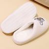 Cute soft cute three-dimensional cartoon cotton slippers women's autumn and winter warm indoor non-slip home floor slippers