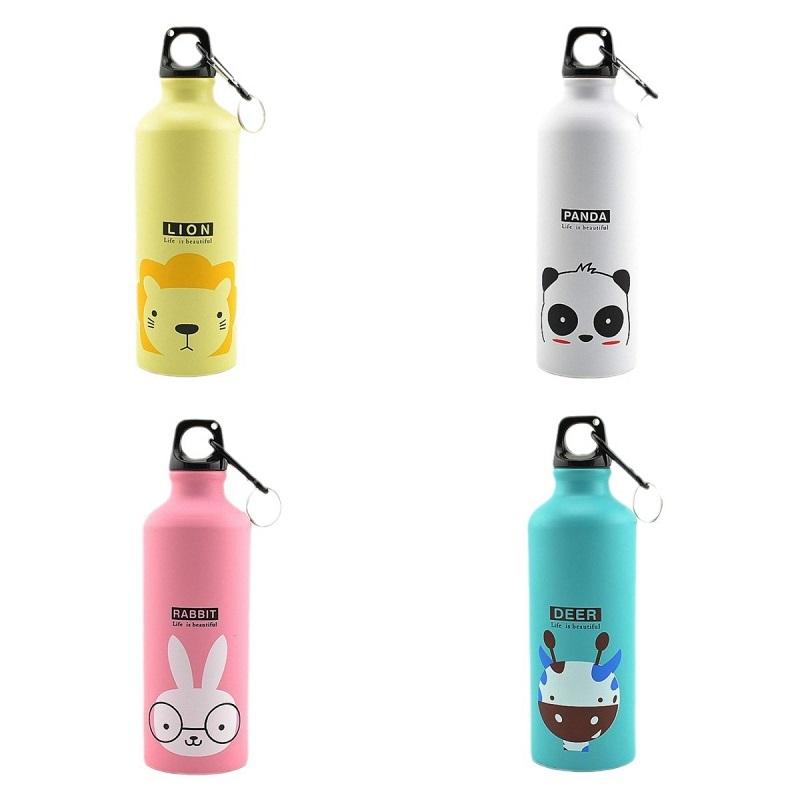 500ml Lovely Animals Creative Gift Outdoor Portable Sports Cycling Camping Hiking Bicycle School Kids Water Bottle Bar Tool