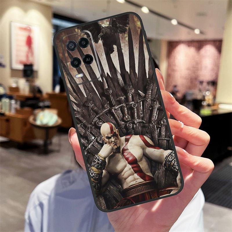 God Of War Case For OPPO Find X5 Pro X3 Lite A15 A16 A52 A72 A5 A9 A31 A53 A83 A93 A94 A74 A54 Cover
