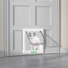 Cat Door Flap Entry and Exit Locking Cover Door/Window Mounted Clear Flap Get-in-whenever Upgraded Door