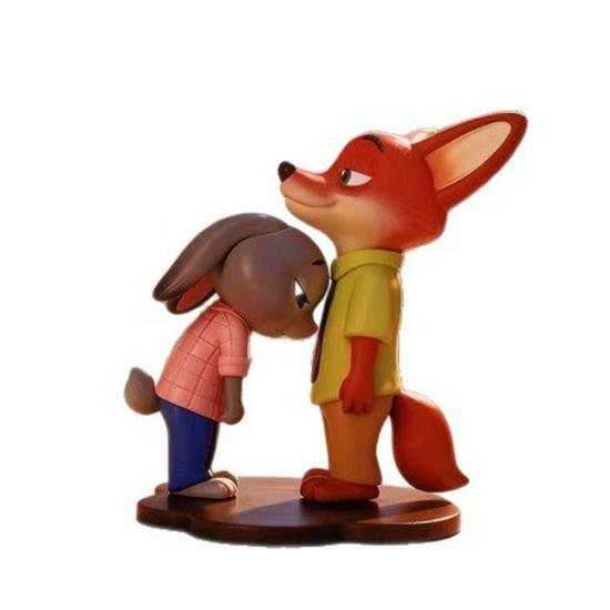 Zootopia Blind Box Series: Cute Judy & Nick Figures Ornaments