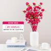 Artificial Flower Silk Peach Blossom Branch Plum Cherry Blossom Party Arrangement Accessories for Office Table Hotel Decoration