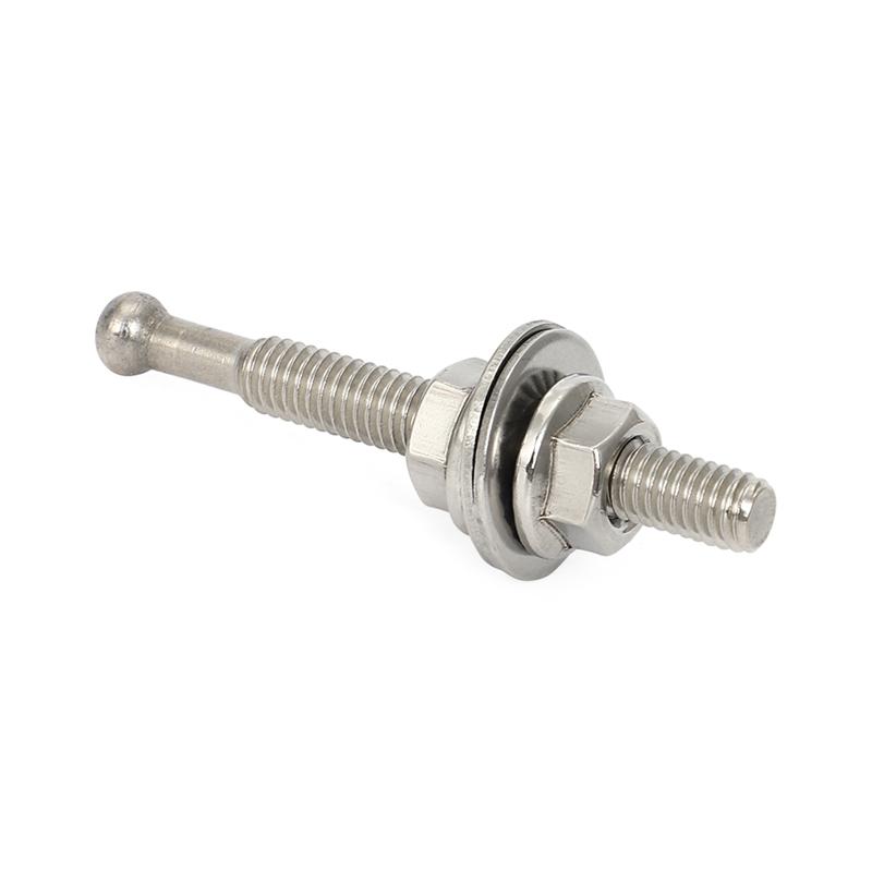 Universal Push Button Billet Quick Release Fasteners Set for Racing Car Front Bumper, Hood Pin, Engine Bonnet Lock, Latch Clip Body Kit