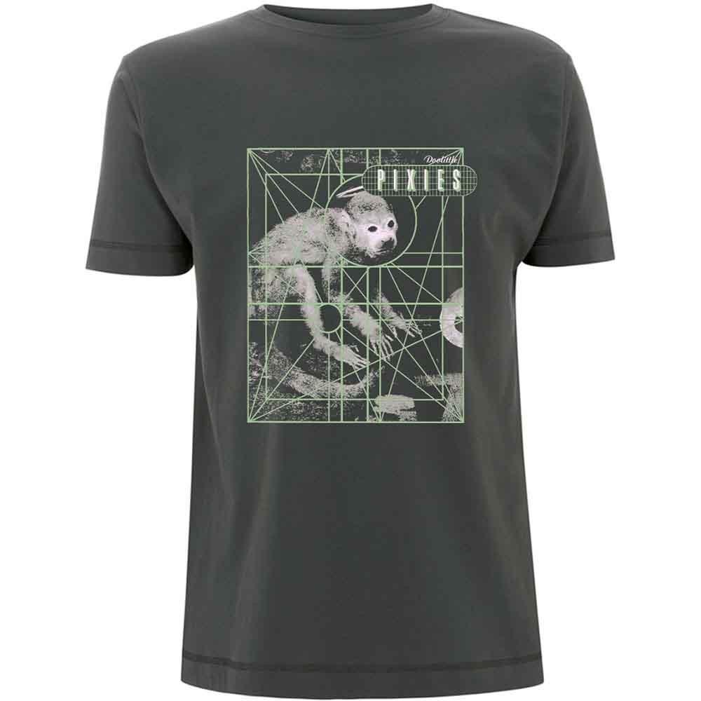 Pixies Monkey Grid Unisexs Tshirt