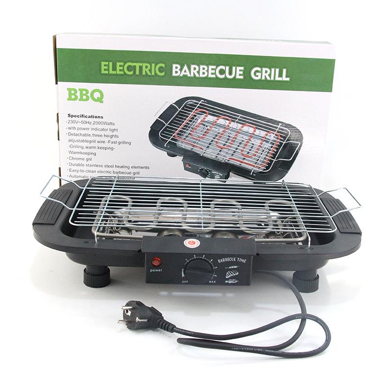 

European Standard Smokeless Electric Portable Barbecue Grill for Outdoor and Household Use - Ideal Activity Gift Custom Plug for Foreign Trade