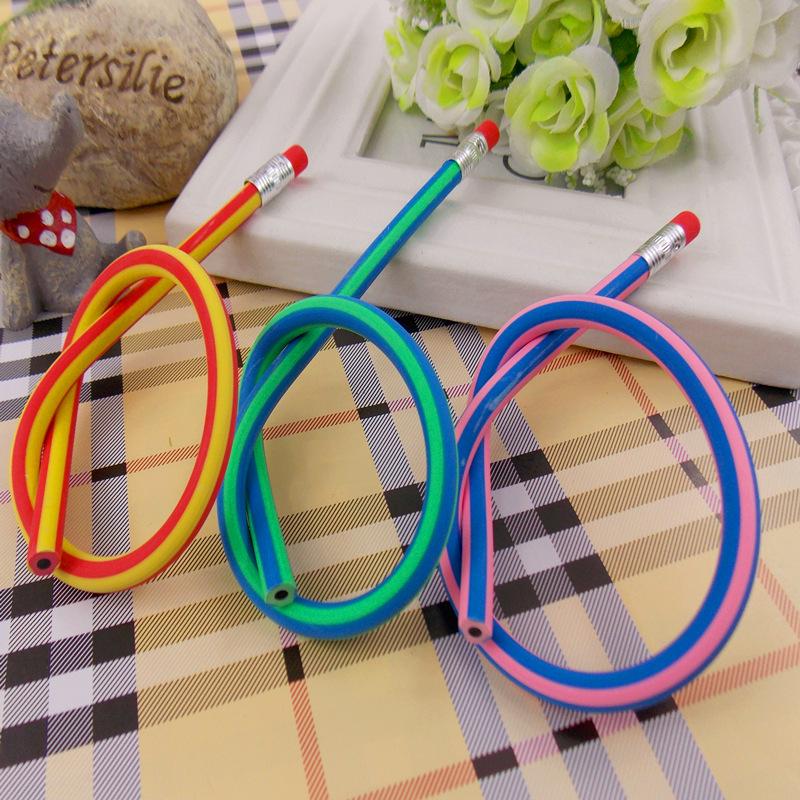 Unbreakable Soft Pencil Novelty: Bendable Toy & Creative Transforming Stationery Gift
