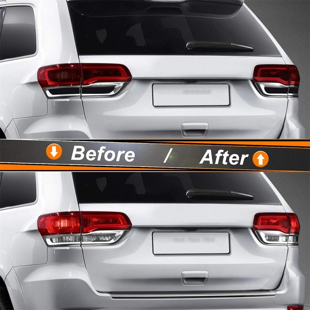 For 14-21 Jeep Grand Cherokee Rear Tail Light SMOKE Vinyl Tint Overlay Stickers