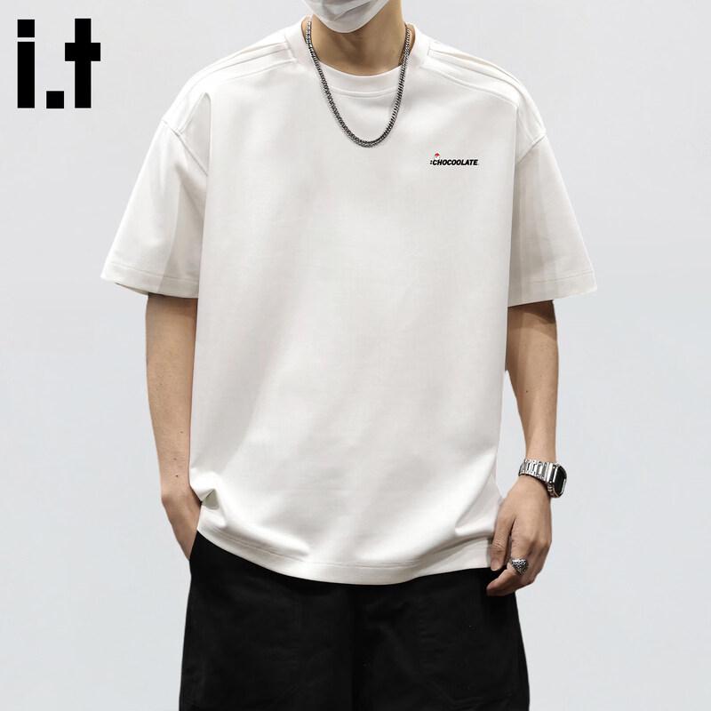 CHOCOOLATEit Men s Spliced Design Short Sleeve T-Shirt L