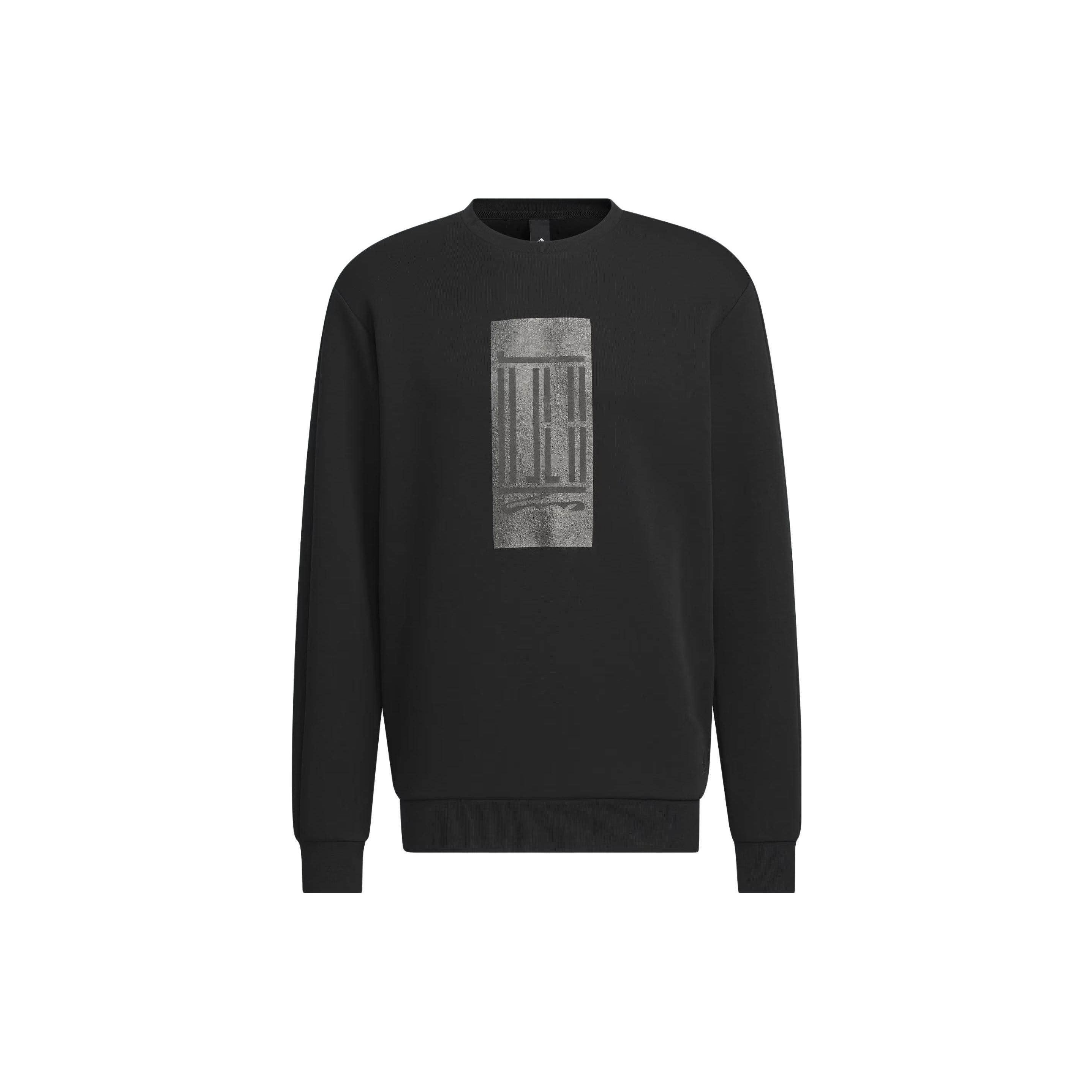 adidas Wuji Logo Crew Sweatshirt Black Men s IP4946 L