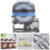 Labeling Tape Corrosion Wear Resistance 12mm Anti Corrosion Label Making for KING JIM Printer