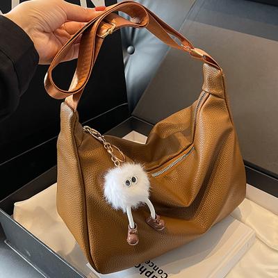 High-end Textured Soft Leather Bag for Women New Fashion Broadband Crossbody Bag for Women Autumn Versatile One-shoulder Pillow Bag