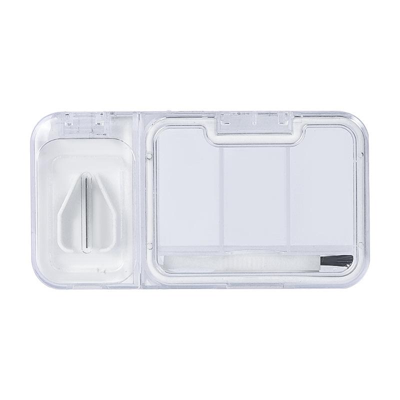 Multi Functional Medicine Box Cutting Device 3 in 1 Pill Case with 3 Compartments for Large Capacity Medicine Box Grinding