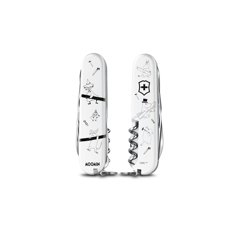 VICTORINOX Moomin Carpenter Climber Swiss Army Knife, Multi-Function Knife, Collectible, Disaster Preparedness Tool, Swiss-Made Multi-Tool with 14