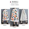 New Loose Large Size Printing Splicing Casual Simple Sweet Long-sleeved Dresses