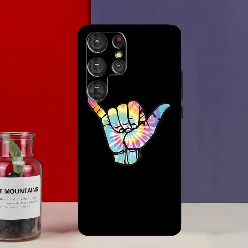 Surfer Surf Hang Loose Funda Case For Samsung Galaxy S25 Ultra S9 S10 S20 S21 S22 Plus S23 Ultra S24 FE Phone Cover