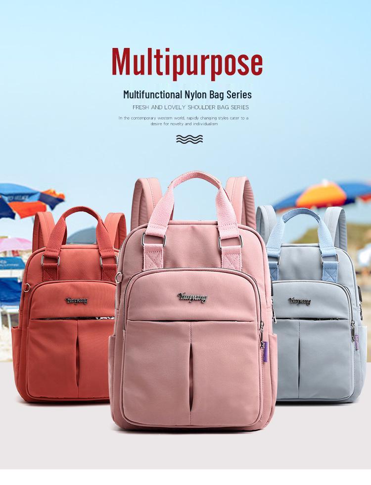 Damen Casual USB-Lade-Laptop-Rucksack - Große Kapazität, College-Stil