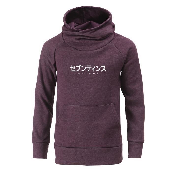 Seventeens Japan Font Warmer Hoodie Purple Purple/M
