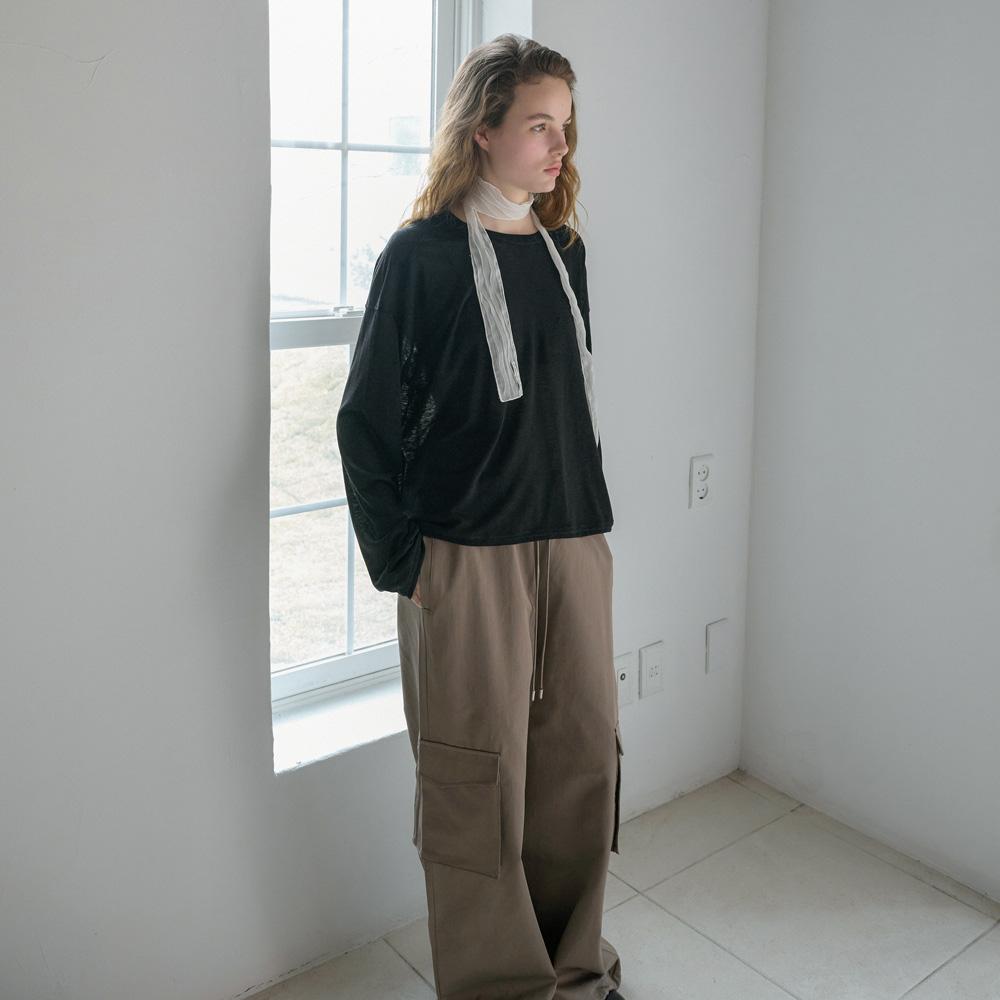 Elssibeui 2-Way Wide Jogger Pants_Brown