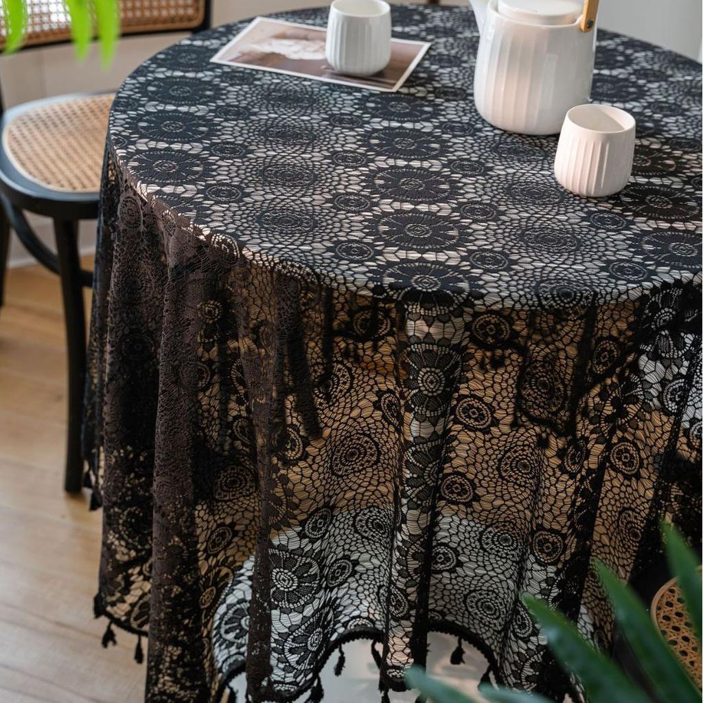 Crochet Cover Table Cloth Woven Tablecloth Hollow Tablecloth Tablecloth Towel Shooting Props