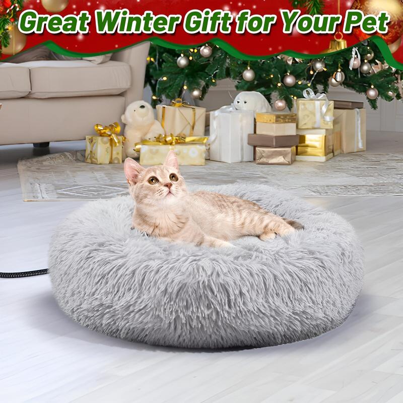 Winter Beheiztes Konstante Temperatur Haustierbett 50CM Durchmesser Katzenbett Hundebett USB Elektrische Decke Klein