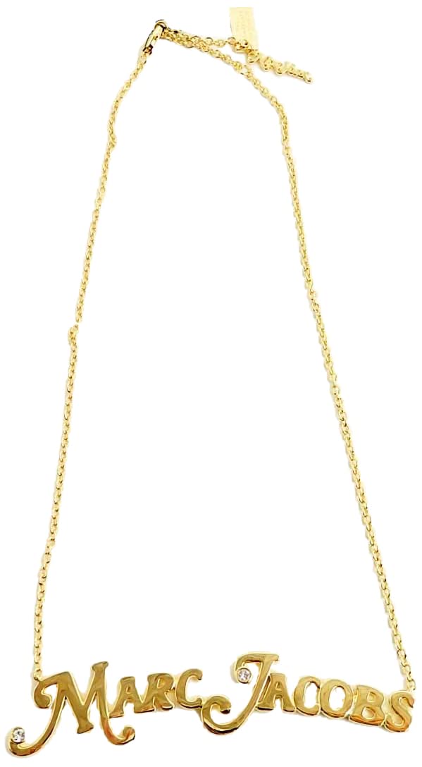 

MARC JACOBS The Nameplate Pendant M0015250 710 GOLD [Used]