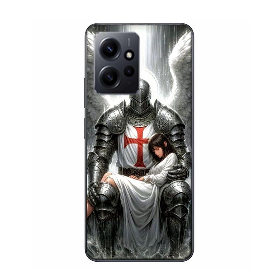 The Bright Red Crusade Phone Case For Redmi 12 13C 12C 15C 9 10 10C Note 13 Pro Plus 14 15 Pro 9T 9C 9A TPU Soft Cover Clear Cel