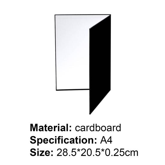 A4 Light Reflector Double-sided Multi-purpose 3-in-1 Folding Light Diffuser Board for Still Life Photography