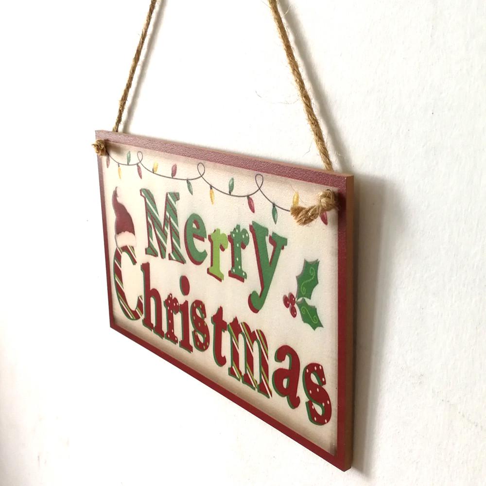 Buy Christmas Indoor And Outdoor Wood Hanging Door Decorations And Wall Signs Haunte At Affordable Prices Free Shipping Real Reviews With Photos Joom