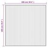 VidaXL Tapis Carré naturel clair 100x100 cm bambou, tapis de salon, tapis de cuisine, tapis carré, tapis de chambre à 376939