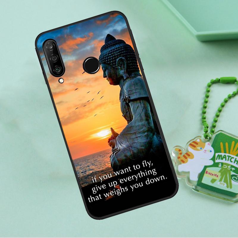 Gautama Buddha For Huawei Nova 8i 11i 12i 12s 9 10 SE Y90 Y60 Y70 Y72 Y61 Y91 P20 P30 P40 Lite P60 Pro Case