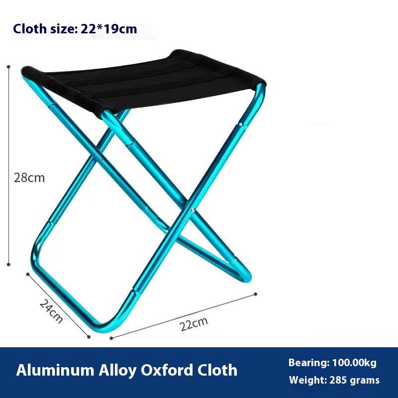 Tragbarer Klappstuhl Hocker für Outdoor-Aktivitäten - Camping, Angeln, Anstehen für U-Bahn und Zug