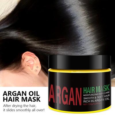 Argan Oil Hair Mask Repairs Dry Hair, Dyed And Permed Hair, Softens Hair, And Treats Hair Loss. Argan Oil Hair Mask