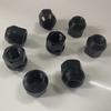 Écrous de roue noirs m12x1.25,m12x1.5 hauteur 21mm Ouvert hex 19mm 16pcs