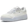 Anta C37 Series Slip Resistant Abrasion Resistant Low Top Skateboard Shoes Women's White Gray 122528027-4