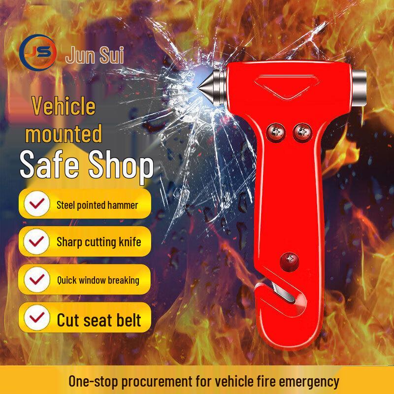 Car Safety Hammer with Seatbelt Cutter