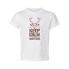Unisex Hunting T Shirt With Deer Head Graphic And Keep Calm Theme For Outdoor En