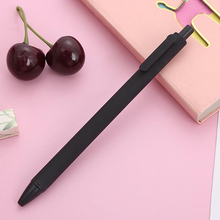Macaron Morandi Click Pen - Retro Bullet Tip Signature Pen for Office & Study Stationery