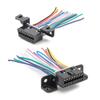 Sestavte otevřený OBD kabel J1962F 18AWG konektory do auta 16pinový OBD2 kabel prodlužovací konektor samice plochý kabel