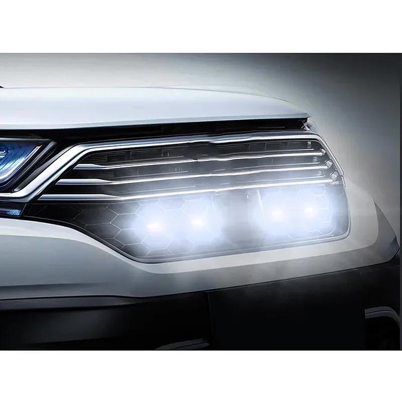 LED Car Lights 4Pcs Front Grille LED Light Safety Warning Light Harness For Honda CRV 2017-2024 Car Accessories LED Signal Lamps