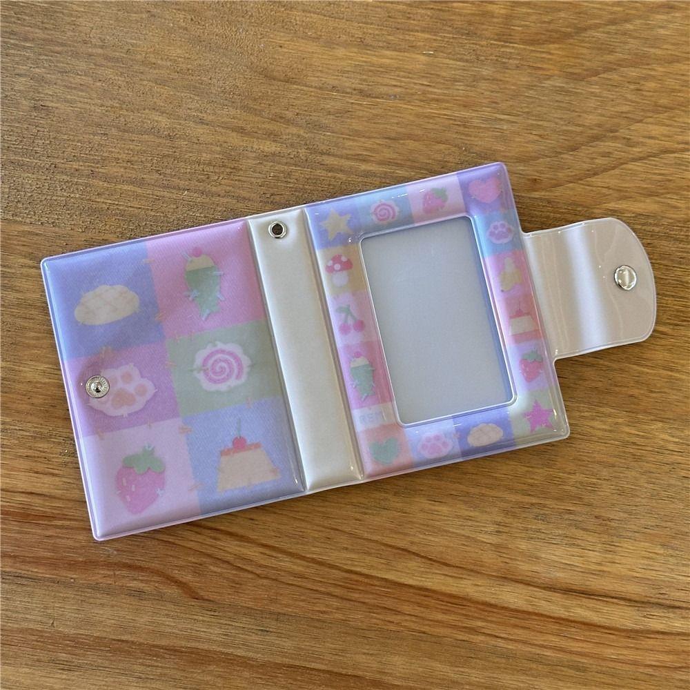 PVC Photo Album Cartoon Idol Card Collection Book New Card Organiser Student