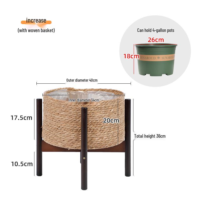 Cross-Shaped Floor Flower Stand - Succulent & Bonsai Display Rack for Living Room or Balcony