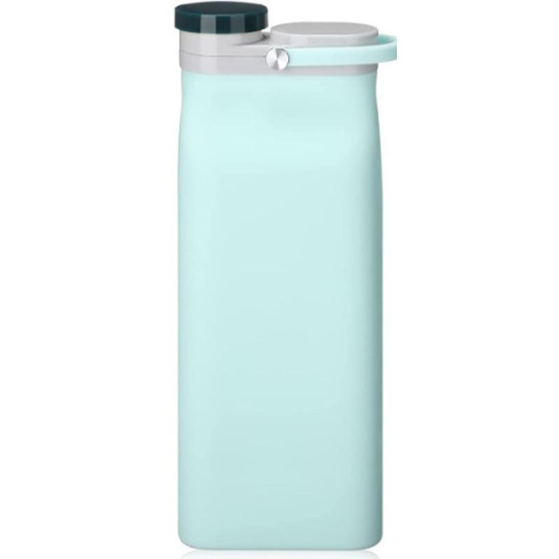 

Silicone Cup for Water Curly Milk Bottle Food Good-looking Creative Easy to Carry Travel Minimalism Water Bottle High Quality Practical Daily Use 400ml